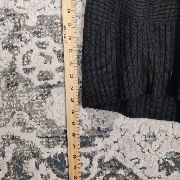 A/X Armani Exchange Women's Sweater Dress Size L Black Embellished Y2K Knitwear - Picture 8 of 8